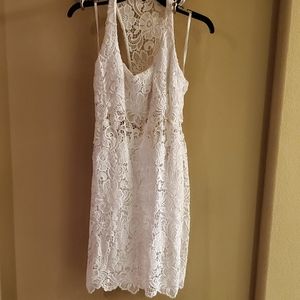 White party sexy cocktail dress
